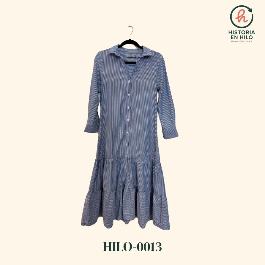 HILO-0013. Vestido Camisero a rayaas_Basement. Puedes imaginarte en él?